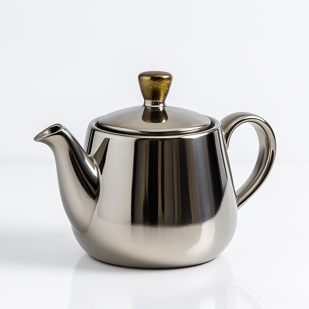 Silver Duo Kettle- 99% pure SILVER plated