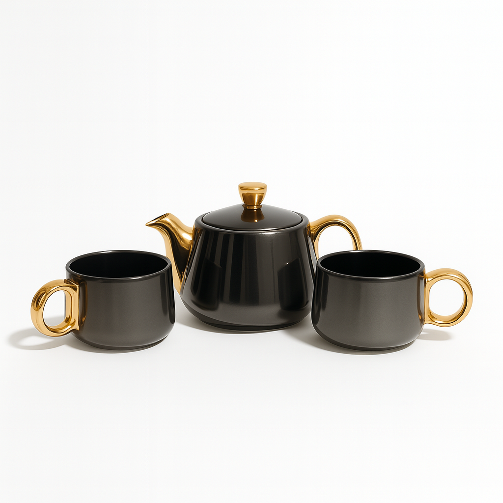 Eclipse Elegance Kettle Set- 99% pure SILVER plated