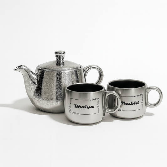 Sterling Duo Kettle Set- 99% pure SILVER plated