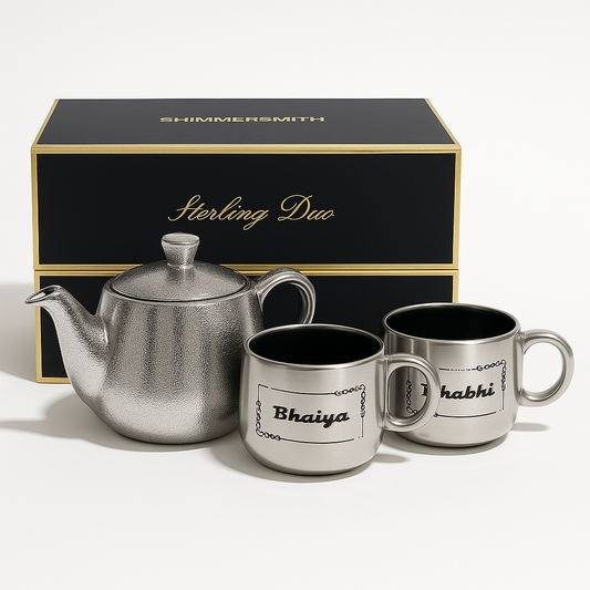 Sterling Duo Kettle Set- 99% pure SILVER plated