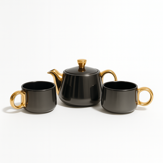 Eclipse Elegance Kettle Set- 99% pure SILVER plated